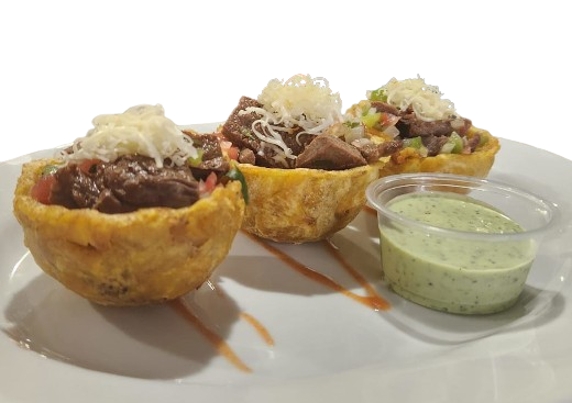 tartaletas de platano.